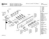 Схема №2 E2431W0RK с изображением Панель управления для плиты (духовки) Bosch 00350815