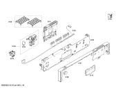 Схема №3 SHX45M05UC с изображением Панель управления для посудомоечной машины Bosch 00665310