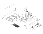 Схема №3 HSK75I33SE HSK75I33SE Cocina a gas Bosch Inox с изображением Дюза для духового шкафа Bosch 10002188