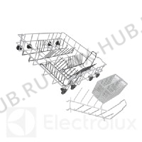 Большое фото - Ящик (корзина) для посудомойки Electrolux 4055259701 в гипермаркете Fix-Hub