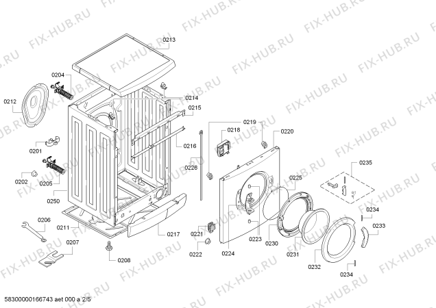 Схема №3 WM14E32A iQ 300 varioPerfect с изображением Силовой модуль для стиралки Siemens 11004440