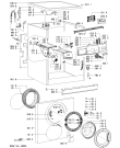 Схема №1 AWO/D 7300 с изображением Блок управления для стиралки Whirlpool 481221470384