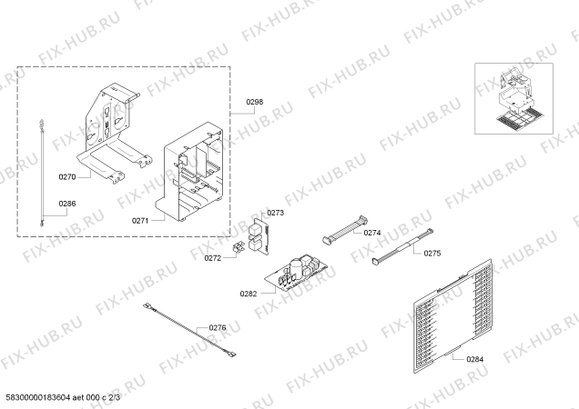 Схема №2 CD649651 с изображением Вентиляционный канал для вытяжки Bosch 00703524