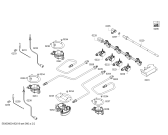 Схема №1 POH6B6B10I с изображением Рассекатель горелки для духового шкафа Bosch 10007004