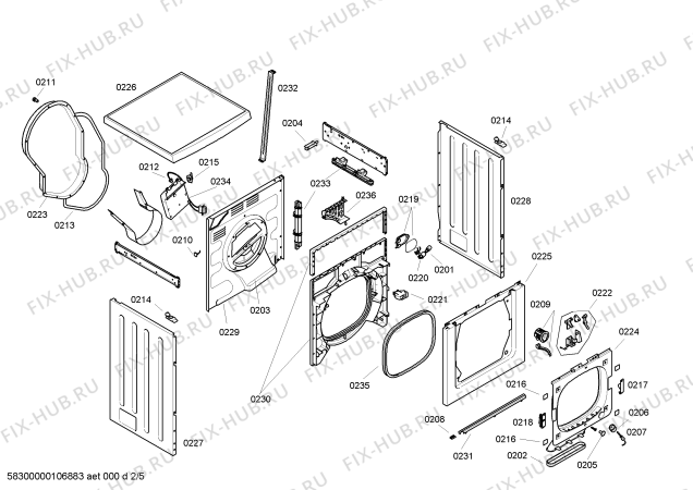 Схема №1 WTXL2473EE -SIWATHERM TXL2473 с изображением Фронтальное стекло для сушки Siemens 00439163