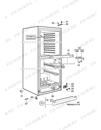 Взрыв-схема холодильника Privileg 235961_7769 - Схема узла C10 Cabinet