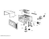 Схема №4 HMB8050 с изображением Набор кнопок для плиты (духовки) Bosch 00608389