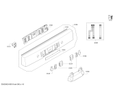 Схема №2 SMS85M62DE Exclusiv, Made in Germany с изображением Передняя панель для посудомоечной машины Bosch 00744278