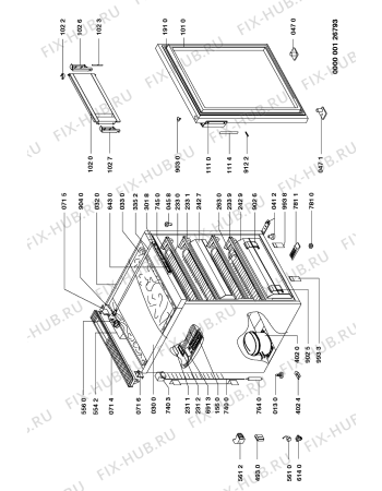 Схема №1 GKC 1348/2 с изображением Рукоятка для холодильника Whirlpool 481946078242