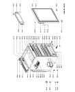 Схема №1 AFB 438/H с изображением Петля (защелка) для холодильной камеры Whirlpool 481941719617