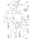 Схема №1 EV 1260 с изображением Обшивка для стиралки Whirlpool 481010506599