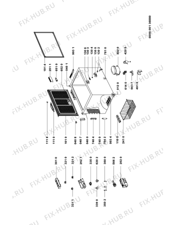 Схема №1 AFG 6250 AP с изображением Дверца для холодильной камеры Whirlpool 481241619253