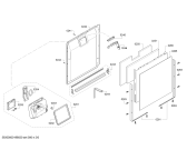 Схема №3 SMD46GW01E SilencePlus с изображением Передняя панель для посудомоечной машины Bosch 11019309
