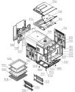 Схема №1 OT8664S (729857, BO6CO4S3-42) с изображением Обшивка для плиты (духовки) Gorenje 520005
