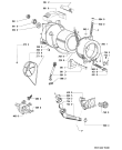 Схема №1 AWM 1201 с изображением Запчасть для стиральной машины Whirlpool 481228219797