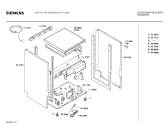 Схема №3 SN23303 с изображением Панель для посудомойки Siemens 00119041