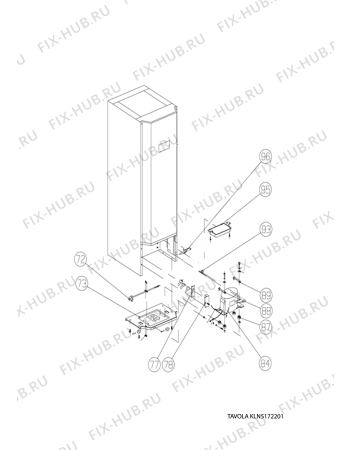 Схема №3 TAN300FWFE (F054315) с изображением Рамка для холодильной камеры Indesit C00272462