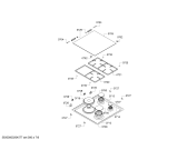 Схема №3 HGD85D223F с изображением Ручка конфорки для электропечи Bosch 00637598