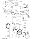 Схема №2 WA 9586 с изображением Модуль (плата) для стиралки Whirlpool 481221470702