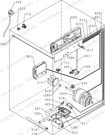 Схема №1 D64225 (118133, SPK4) с изображением Электролиния для стиралки Gorenje 118556