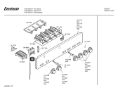 Схема №2 CH21541 с изображением Панель управления для плиты (духовки) Bosch 00297576