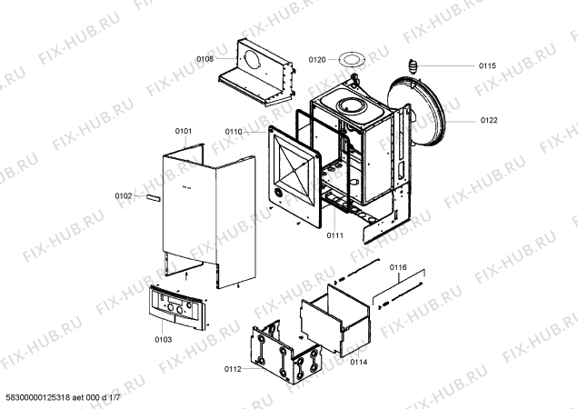 Схема №3 B1RDW2491H с изображением Крышка для водонагревателя Bosch 00644335