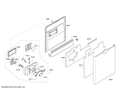 Схема №2 SHE4AP05UC с изображением Корзина для посуды для посудомоечной машины Bosch 00683973