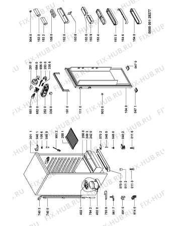 Схема №1 KV OPTIMA/1 с изображением Дверца для холодильной камеры Whirlpool 481241619171