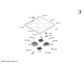 Схема №4 PHCB154020 с изображением Панель управления для плиты (духовки) Bosch 00700916