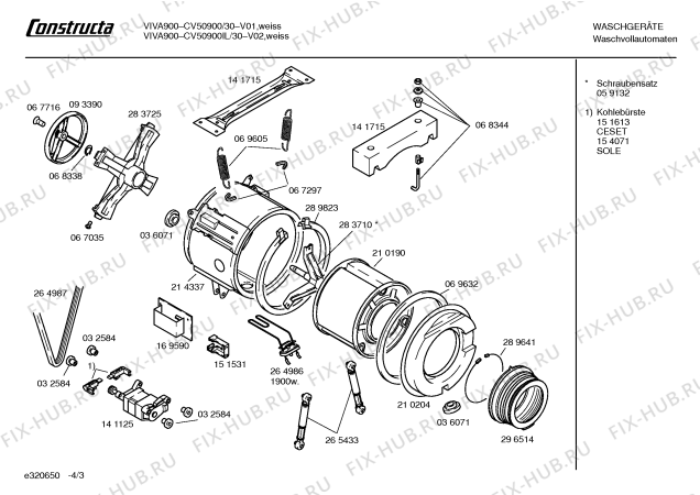 Схема №2 CV50900IL с изображением Кабель для стиральной машины Bosch 00353515