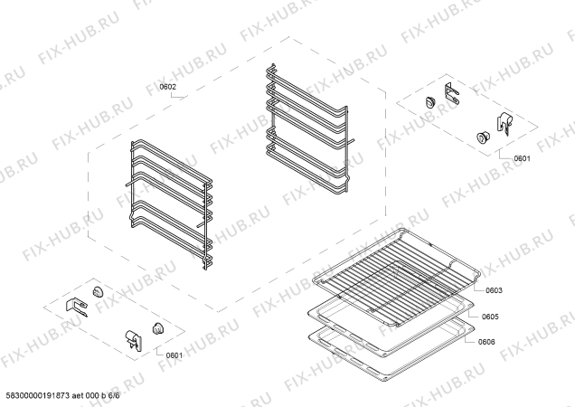 Схема №1 HA723220V с изображением Кабель для плиты (духовки) Bosch 00627047