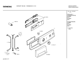 Схема №1 WXM860EE SIEMENS SIWAMAT XM 860 с изображением Панель управления для стиральной машины Siemens 00359718