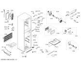 Схема №1 KGF29342TI с изображением Дверь для холодильной камеры Bosch 00243353