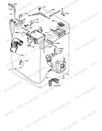 Взрыв-схема стиральной машины Zanussi FJS1216C - Схема узла Hydraulic System 272