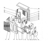 Схема №1 CP 305 AU с изображением Вентилятор внутреннего блока для сплит-системы DELONGHI GR10333413