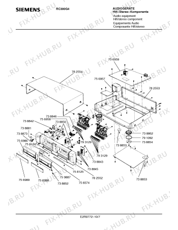 Схема №7 RC300G4 с изображением Сервисная инструкция для аудиоаппаратуры Siemens 00535404