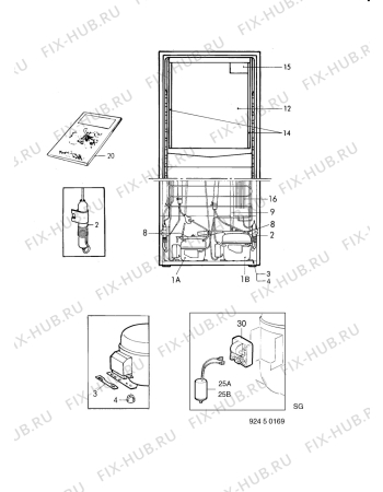 Взрыв-схема холодильника Electrolux ER3318B - Схема узла C10 Cold, users manual