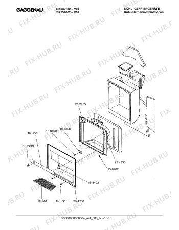 Схема №7 SK532162 с изображением Контейнер для холодильника Bosch 00296206