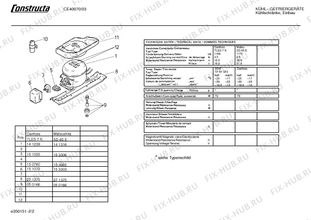 Схема №1 CE40070 с изображением Инструкция по эксплуатации для холодильника Bosch 00521931