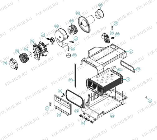 Взрыв-схема стиральной машины Asko T755C SE   -White (340712, TD60.1) - Схема узла 02