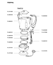 Схема №1 7846792 с изображением Корпусная деталь для чайника (термопота) Tefal TS-26026531