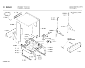 Схема №3 SPI2430 с изображением Передняя панель для электропосудомоечной машины Bosch 00290495