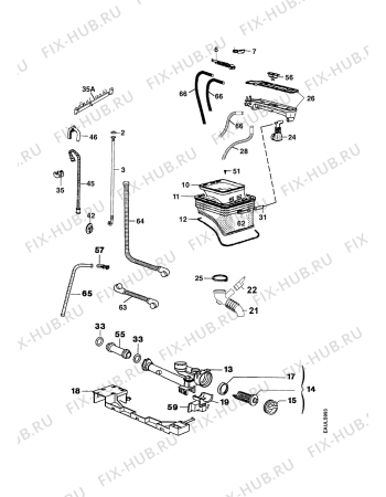 Взрыв-схема стиральной машины Zanussi WTJ1388V - Схема узла Hydraulic System 272