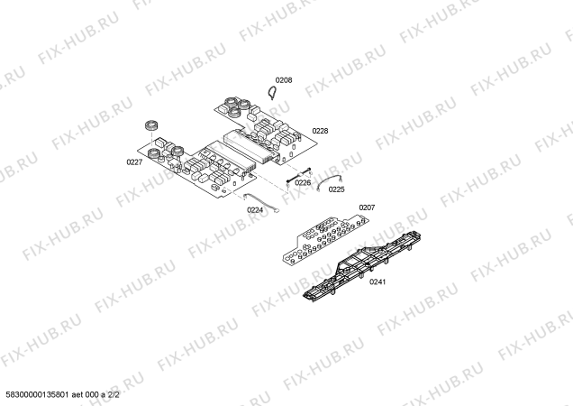 Взрыв-схема плиты (духовки) Bosch PIL875N24E BO.4I.80.TOP.28S.FS - Схема узла 02