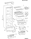 Схема №2 T5STK (F046127) с изображением Корпусная деталь для холодильника Indesit C00195595