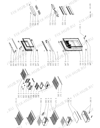 Схема №2 ARL073 ARL 073/IG с изображением Уплотнение для холодильной камеры Whirlpool 481946669643