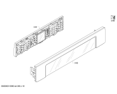 Схема №4 HBL8650UC с изображением Панель управления для электропечи Bosch 00684614
