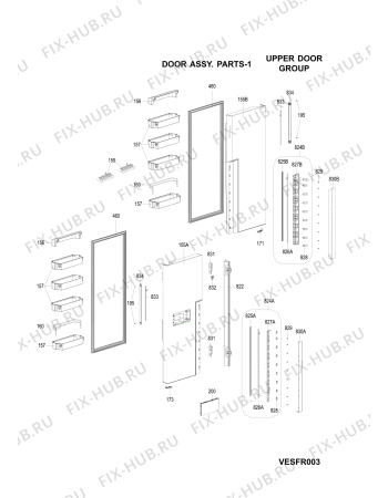 Схема №3 HPSN4TAIN (F105687) с изображением Ветродув для холодильника Indesit C00511014
