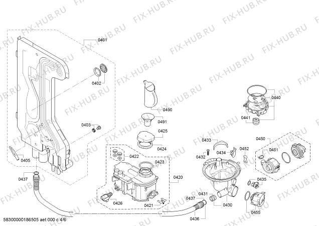 Схема №2 SMS41D12EU с изображением Панель управления для посудомоечной машины Bosch 00748435
