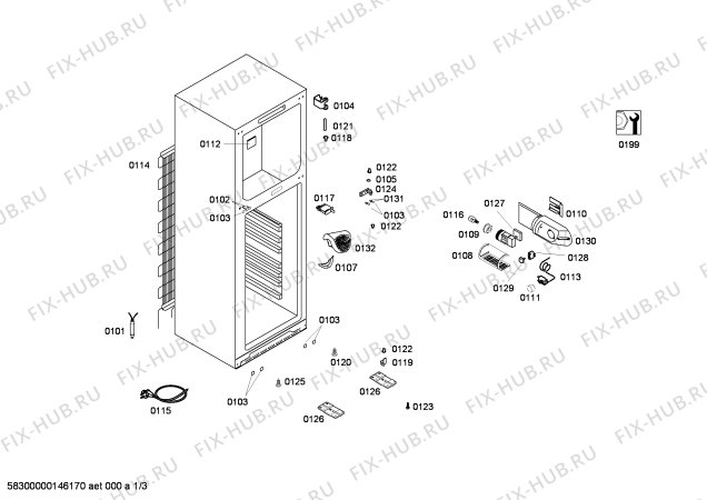 Схема №1 KD33VV00NE с изображением Дверь для холодильника Siemens 00249058